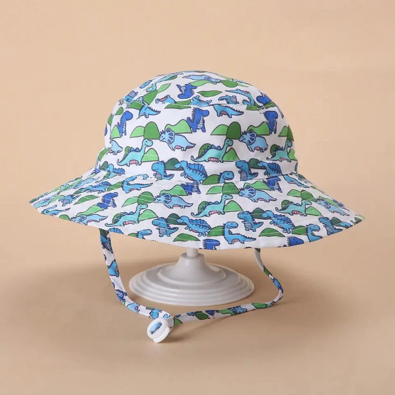 Top Quality Breathable Quick Dry Children′s Basin Hat Sun Protection Lovely Beach Sunshade Bucket Hat