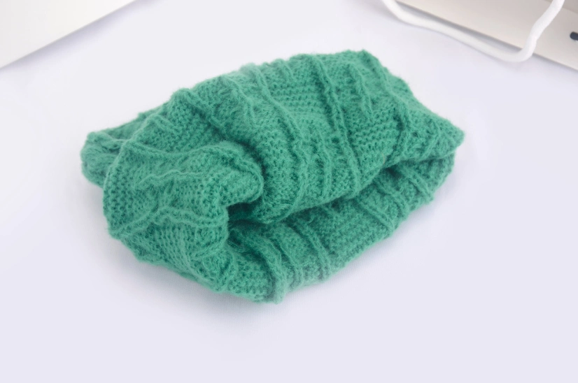 Slouchy Over-Sized Cable Slable Knitted Beanie Hat